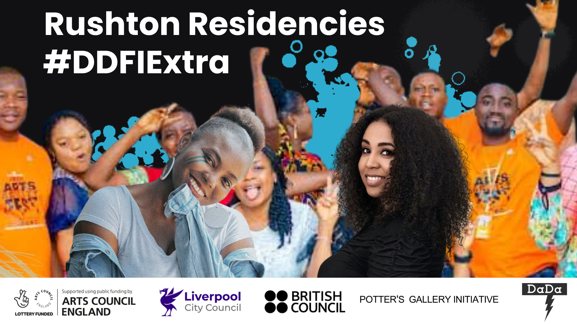 Rushton Residencies #DDFIExtra - collection of people including Lillian Munuo and Natalie Denny