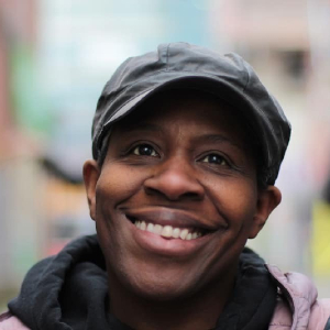 A black female wheelchair user 